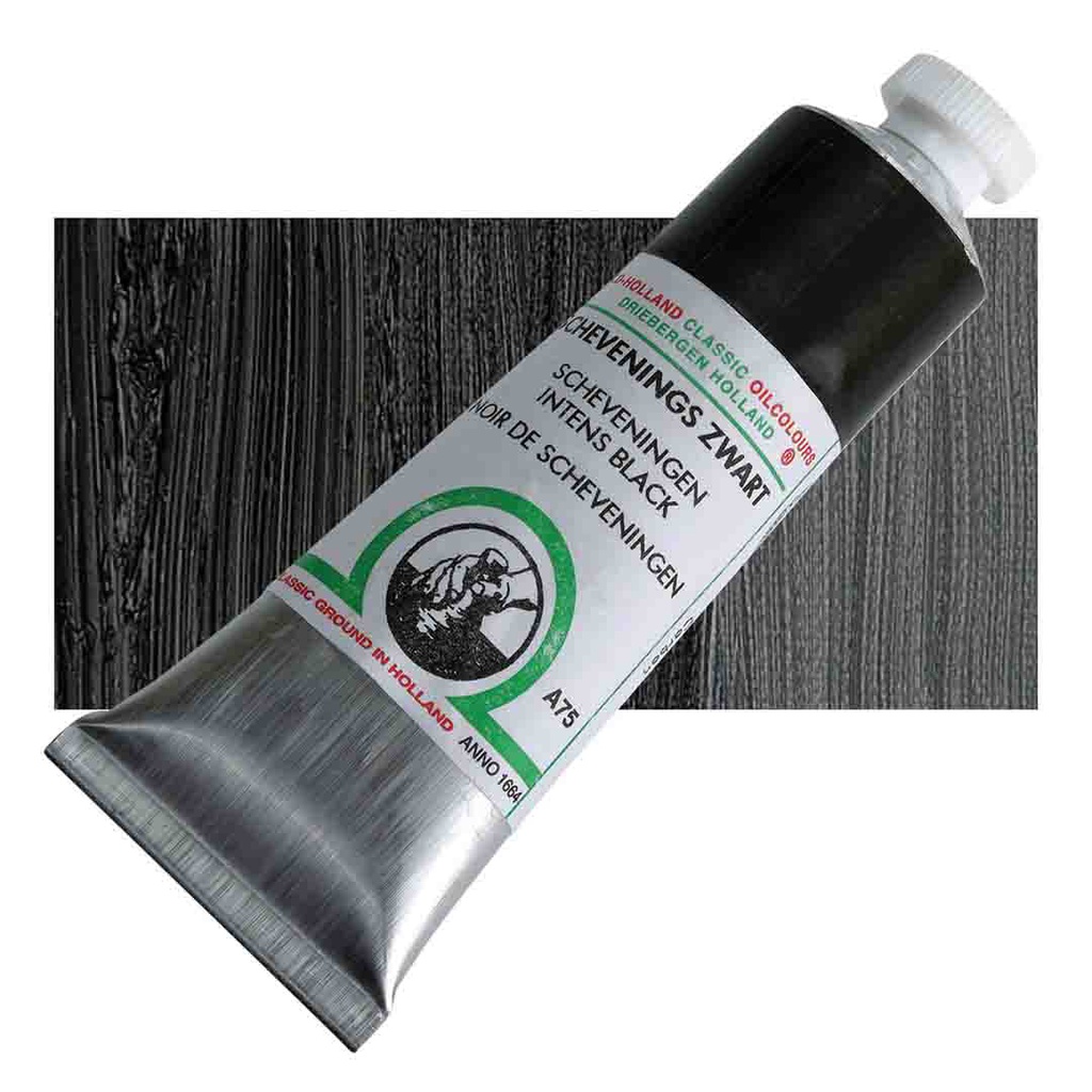 Old Holland - Oil Colour Tube 40ml Scheveningen Black