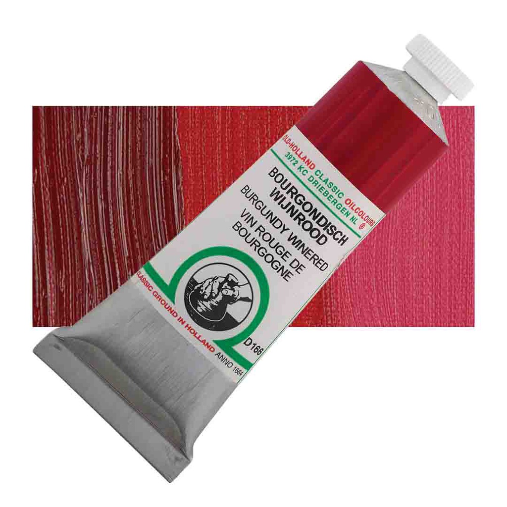 Old Holland - Oil Colour Tube 40ml Burgundy Wine Red