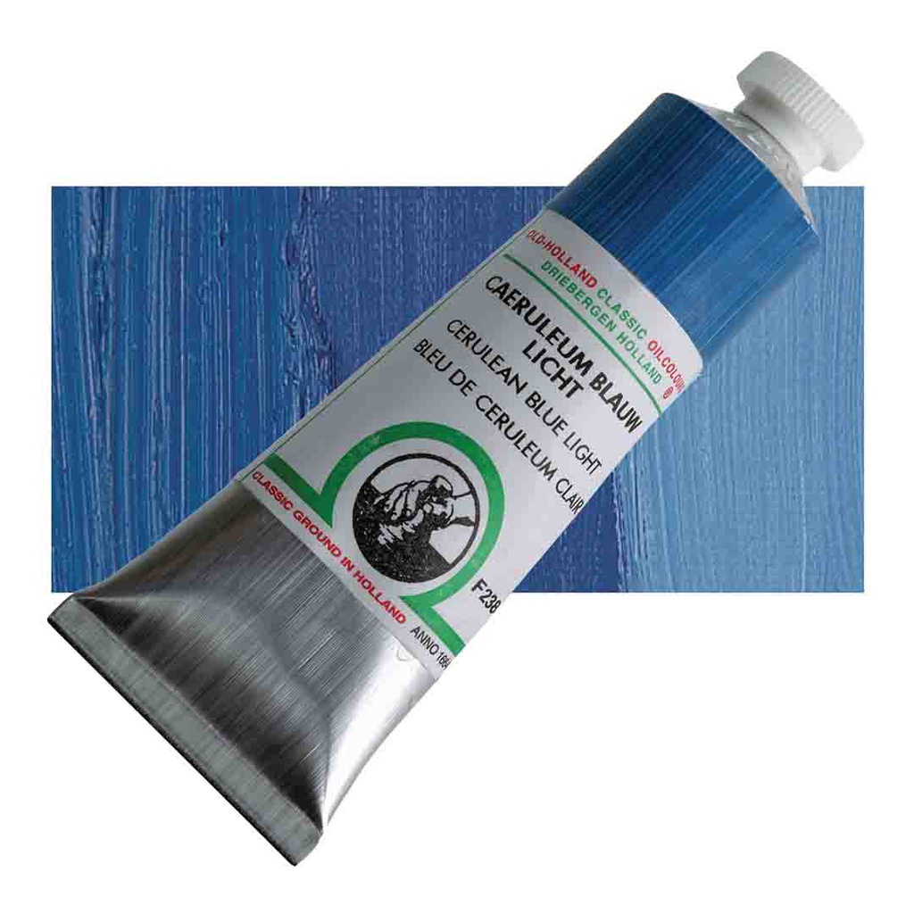 Old Holland - Oil Colour Tube 40ml Cerulean Blue Light