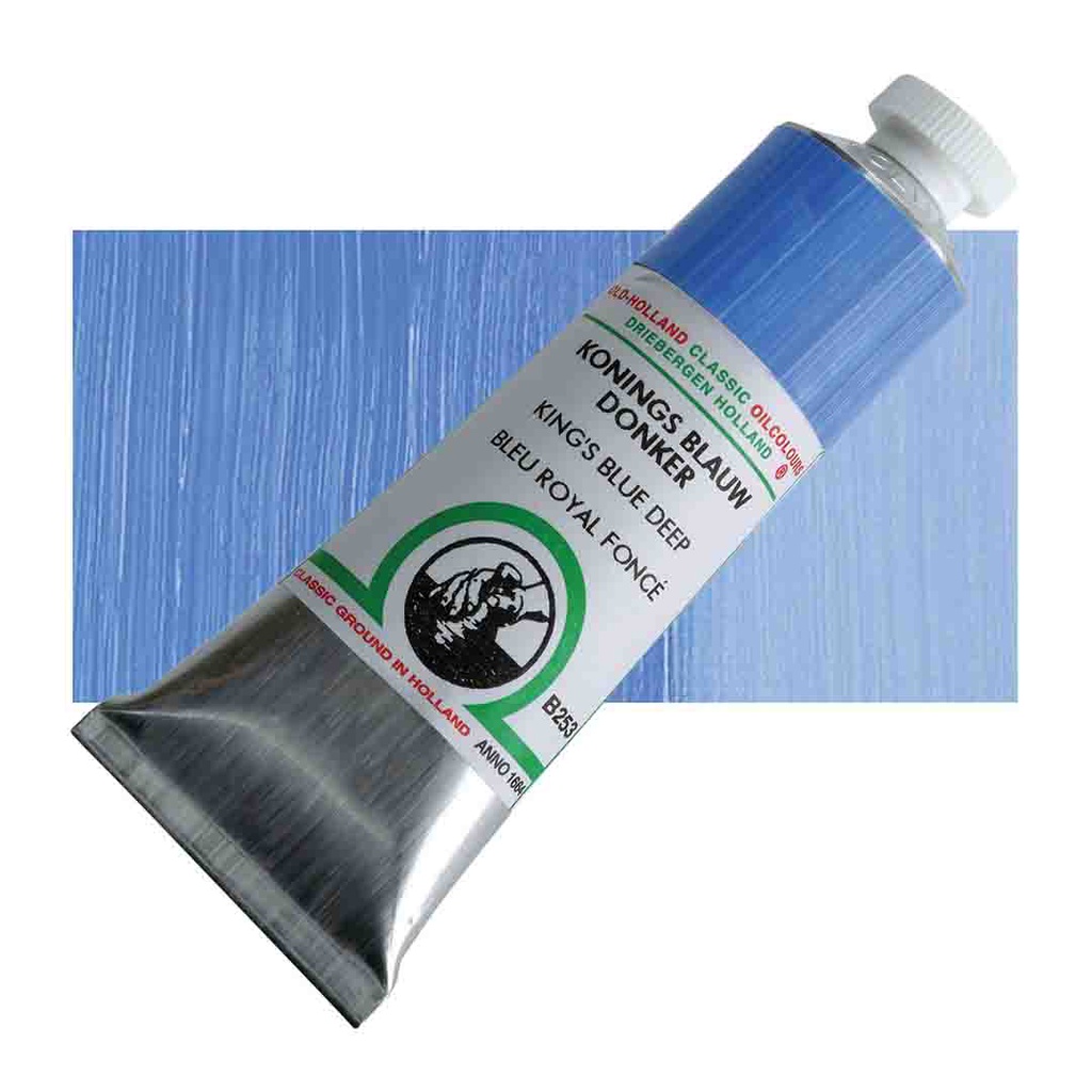 Old Holland - Oil Colour Tube 40ml King's Blue Deep