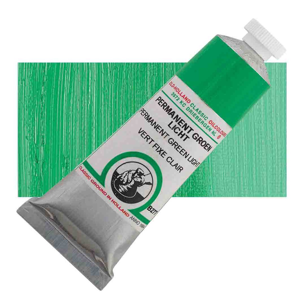 Old Holland - Oil Colour Tube 40ml Permanent Green Light