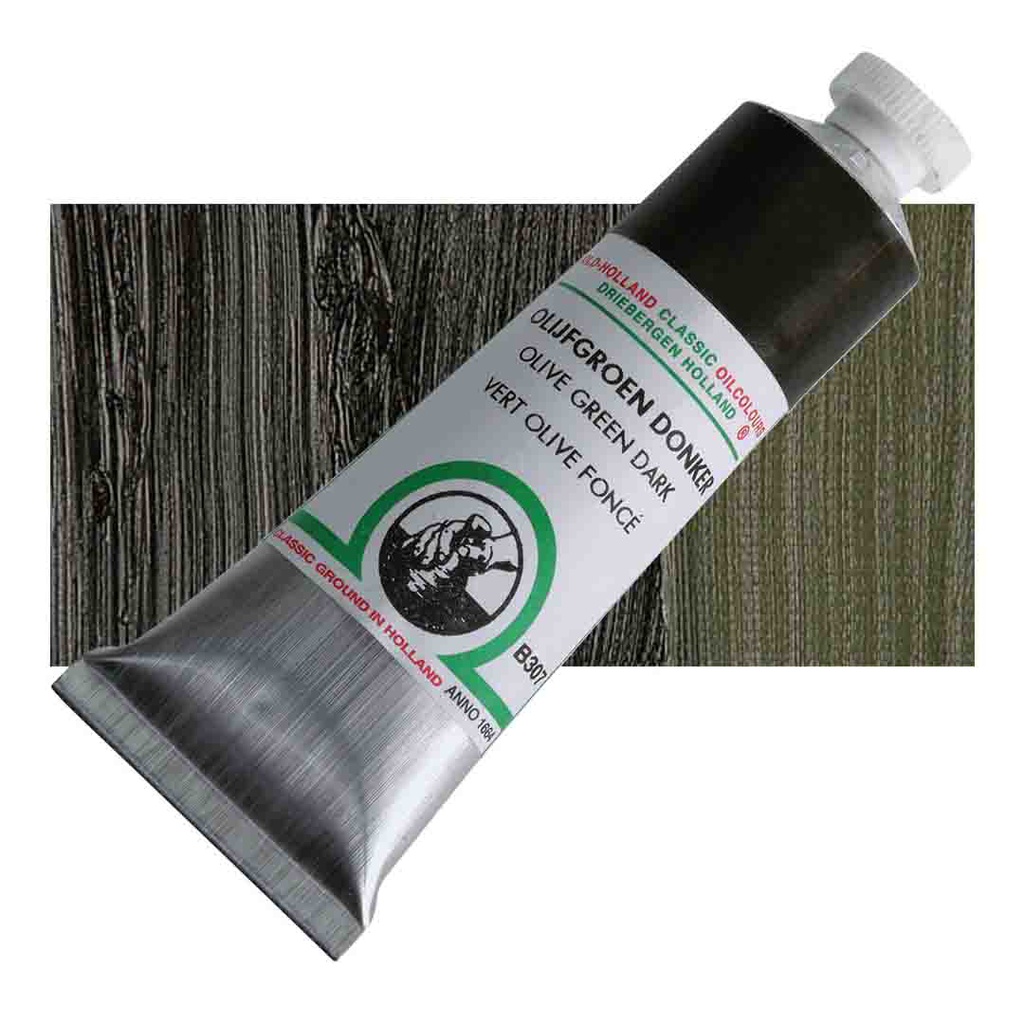 Old Holland - Oil Colour Tube 40ml Olive Green Dark