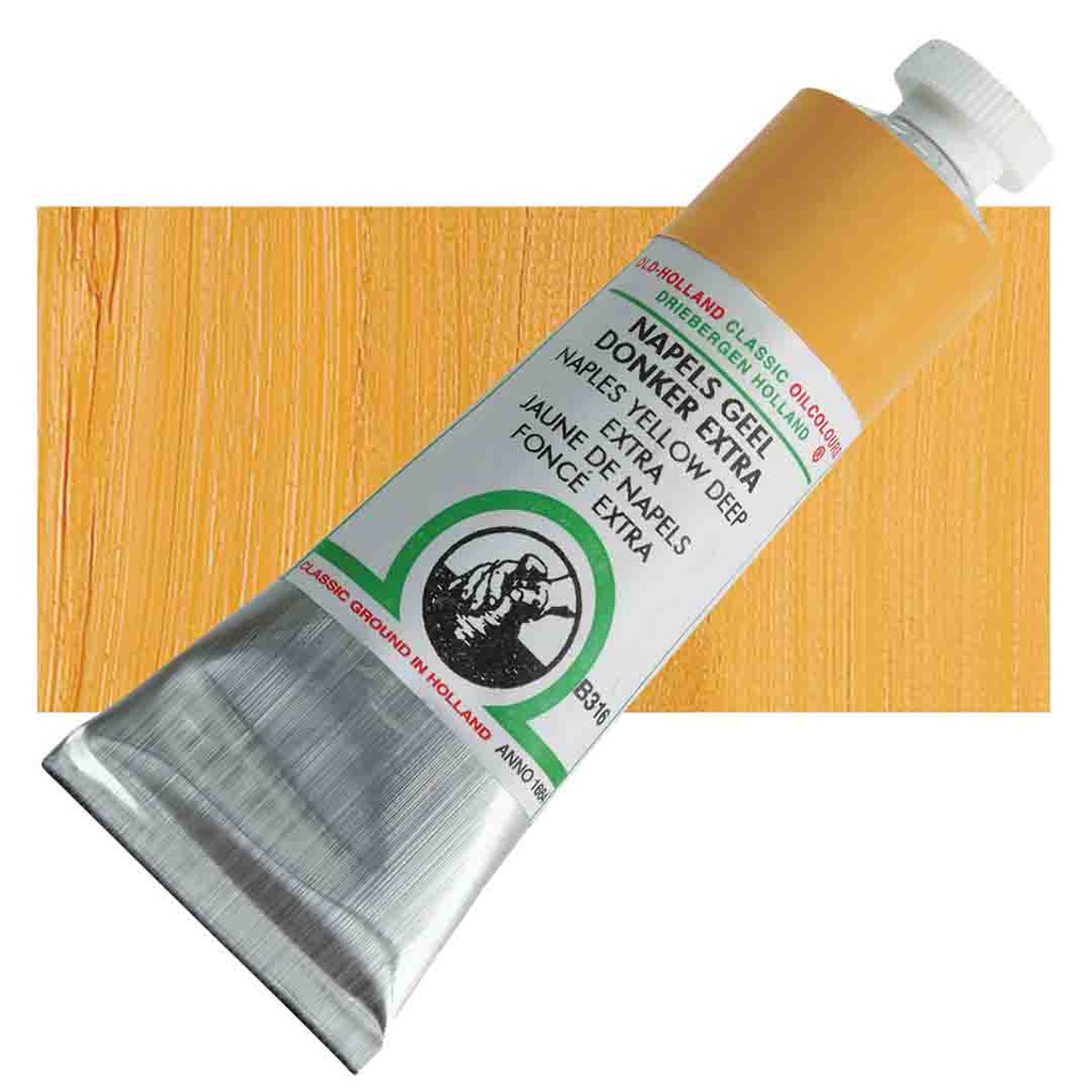 Old Holland - Oil Colour Tube 40ml Naples Yellow Deep Extra