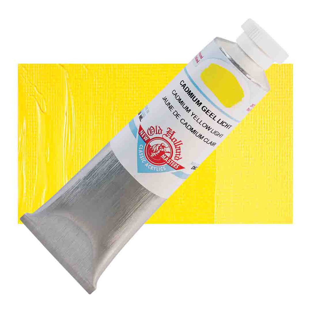 New Masters - Acrylic Tube 60ml Cadmium Yellow Light