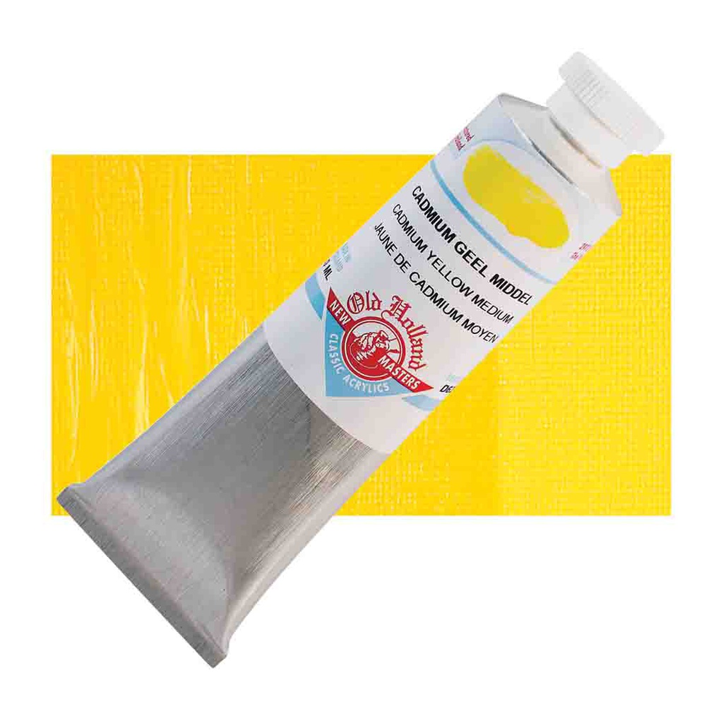 New Masters - Acrylic Tube 60ml Cadmium Yellow Medium