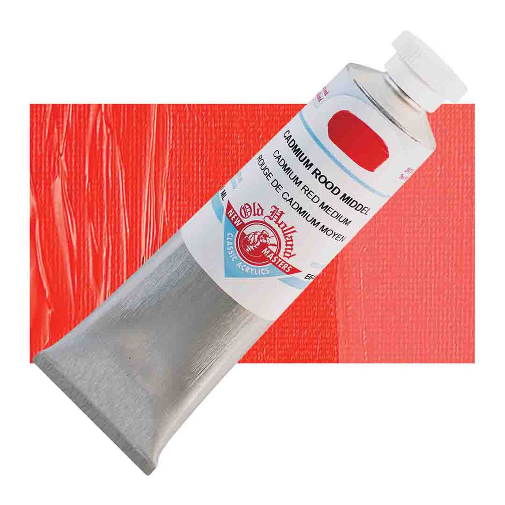 New Masters - Acrylic Tube 60ml Cadmium Red Medium