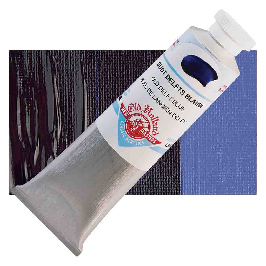New Masters - Acrylic Tube 60ml Old Delft Blue