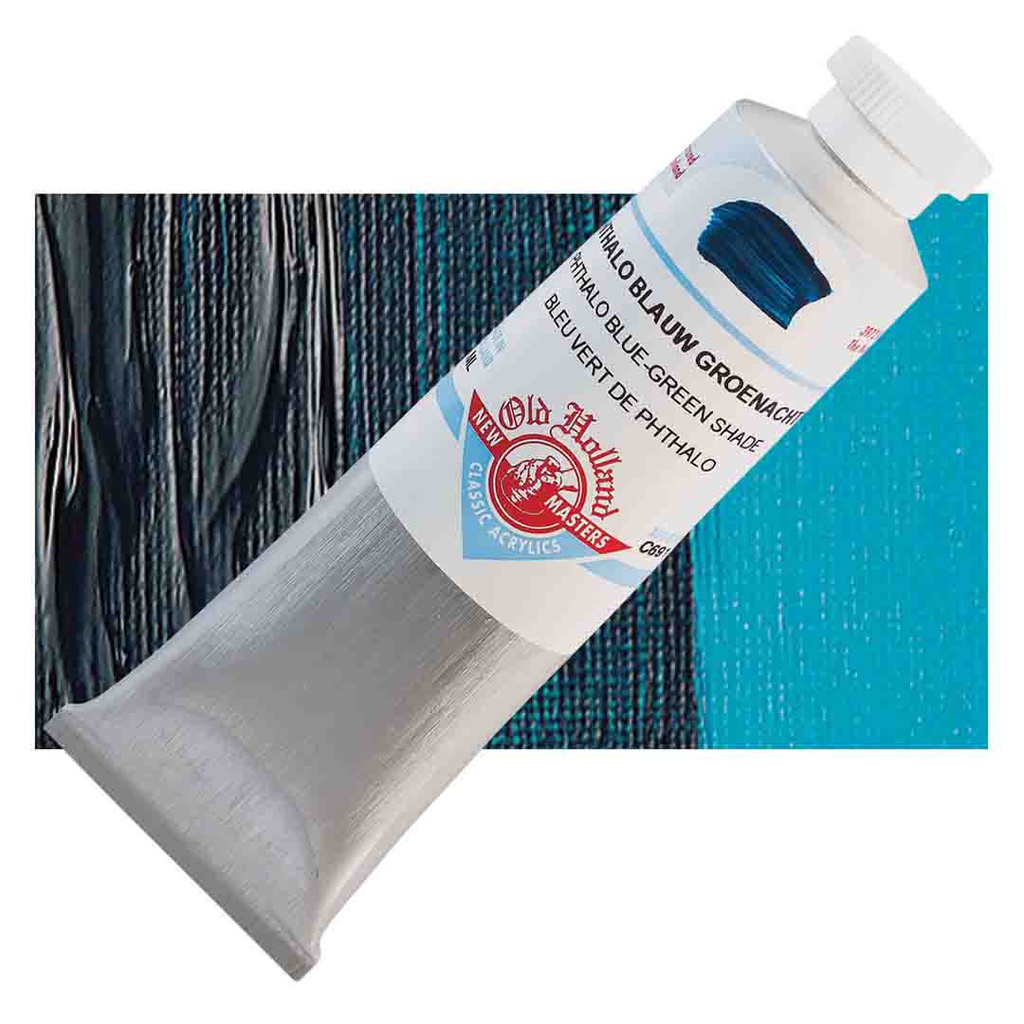 New Masters - Acrylic Tube 60ml Phthalo Blue Green Shade