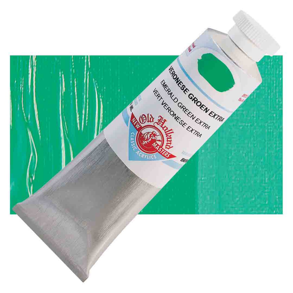 New Masters - Acrylic Tube 60ml Emerald Green Extra
