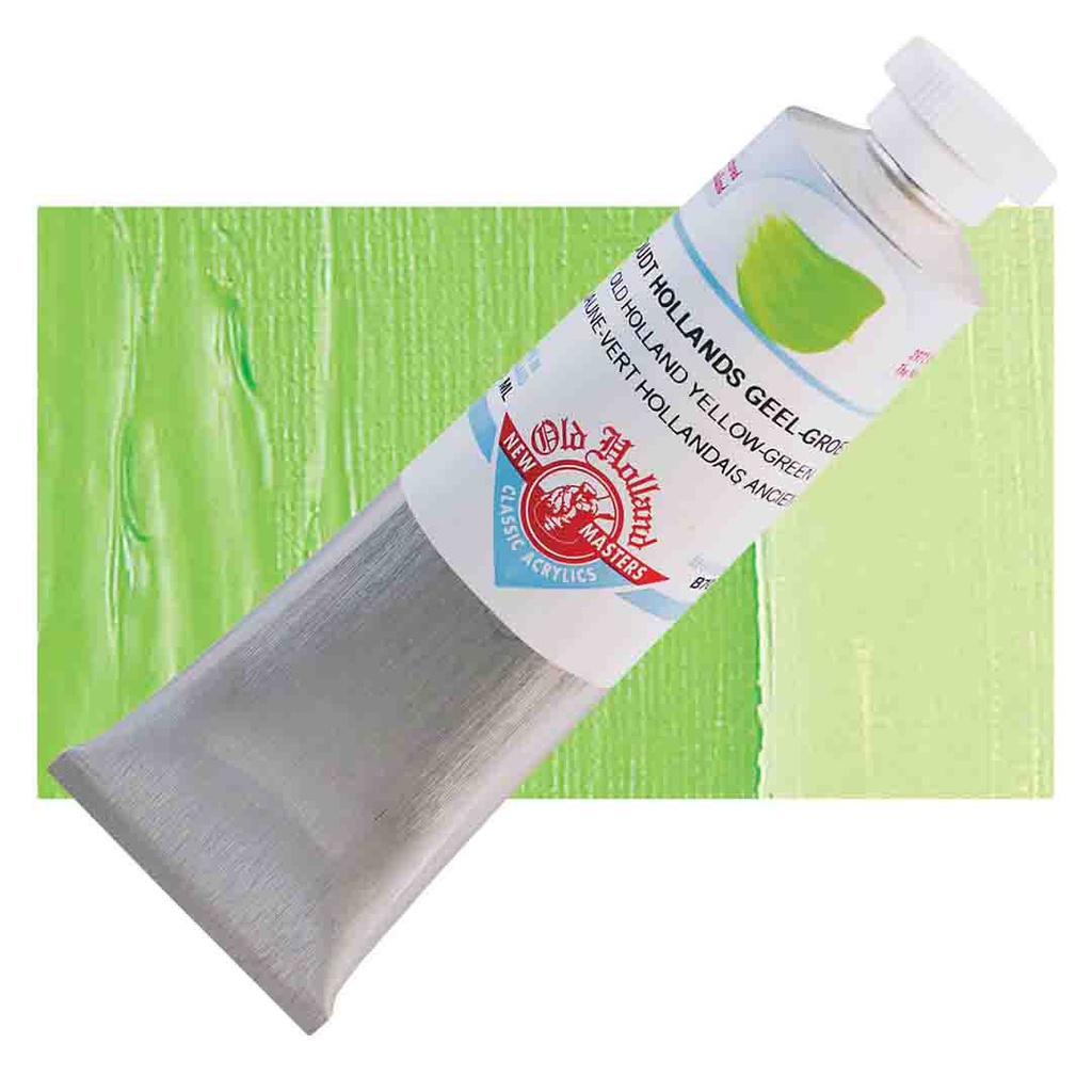 New Masters - Acrylic Tube 60ml Old Holland Yellow-Green