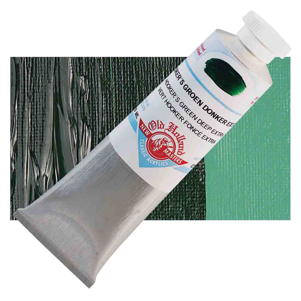 New Masters - Acrylic Tube 60ml Hooker's Green Deep Extra