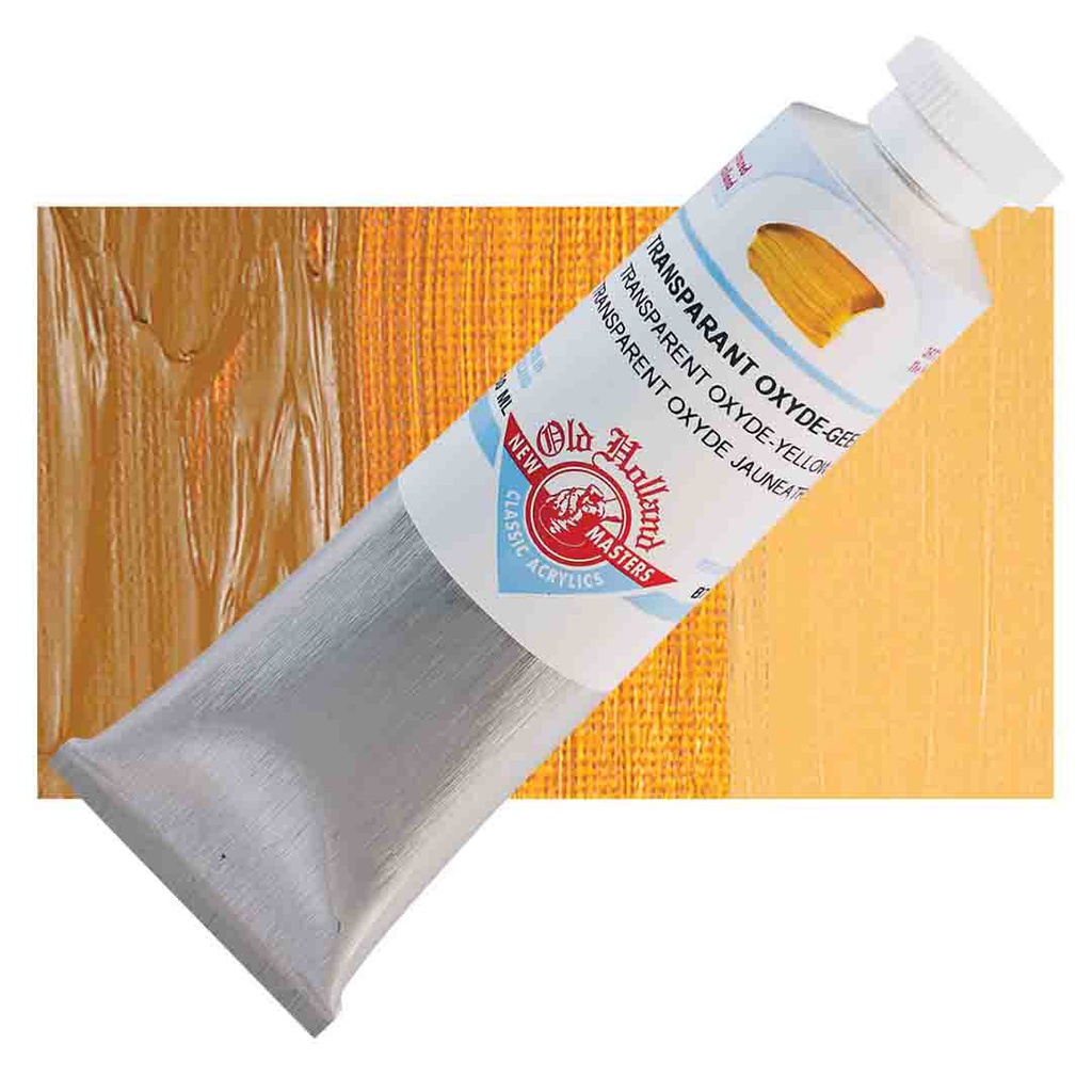 New Masters - Acrylic Tube 60ml Transparent Oxide-Yellow
