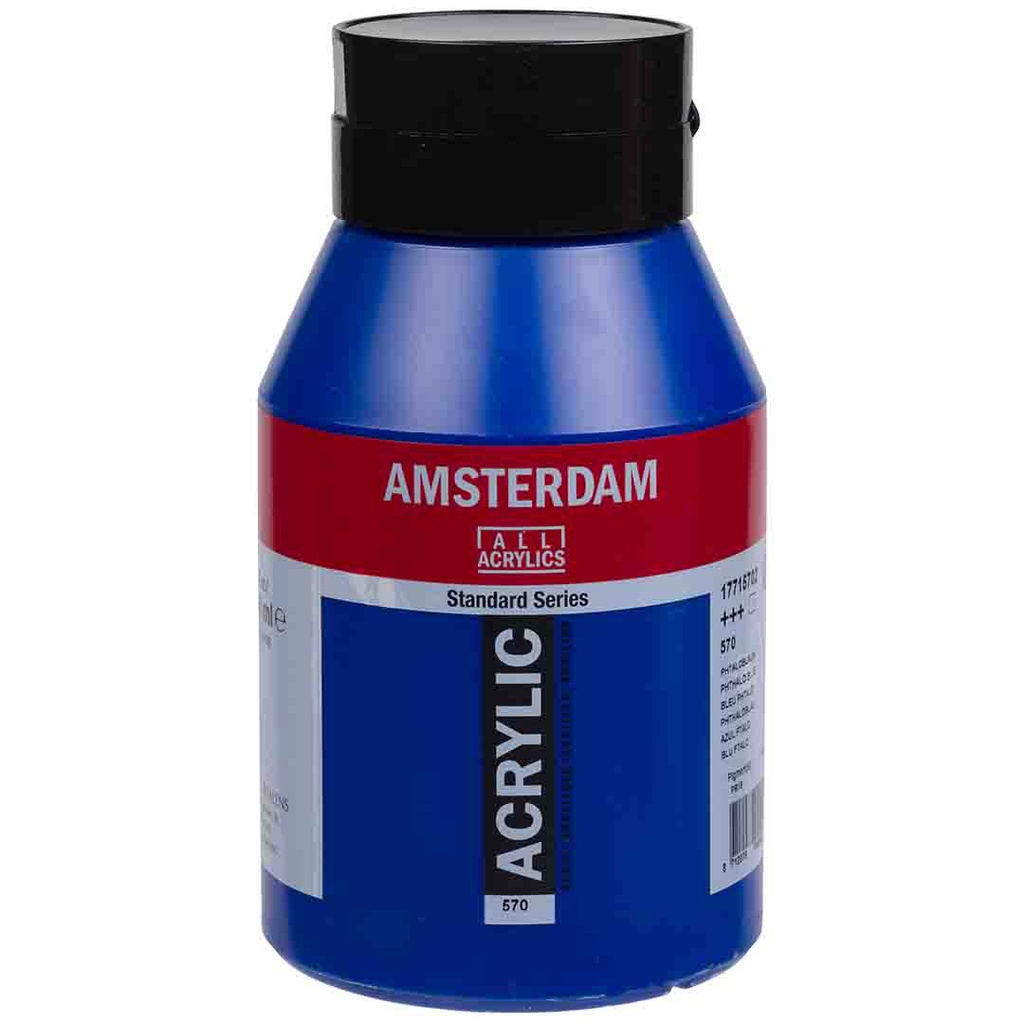 Amsterdam Acrylic color 1000ML PHTHALO BLUE