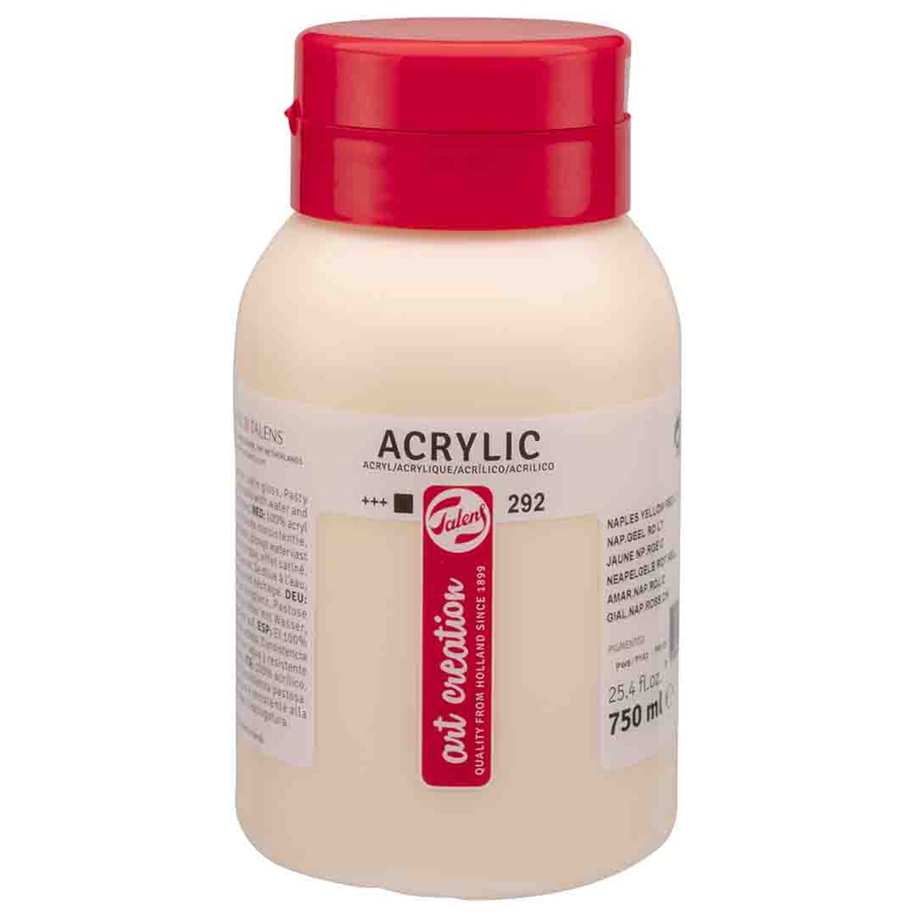 Art Creation acrylic color 750ML NAPL.YLW RD LT
