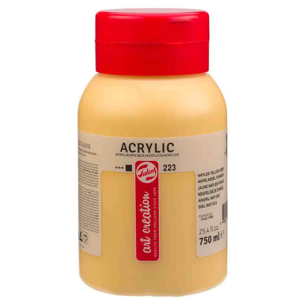 Art Creation acrylic color 750ML NAPLES YLW DP