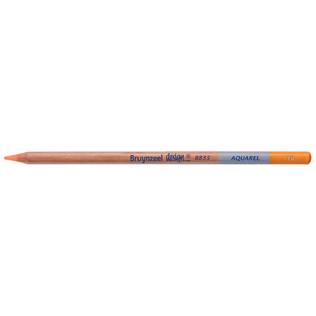 DESIGN Water Colour.Pencil .MID ORANGE