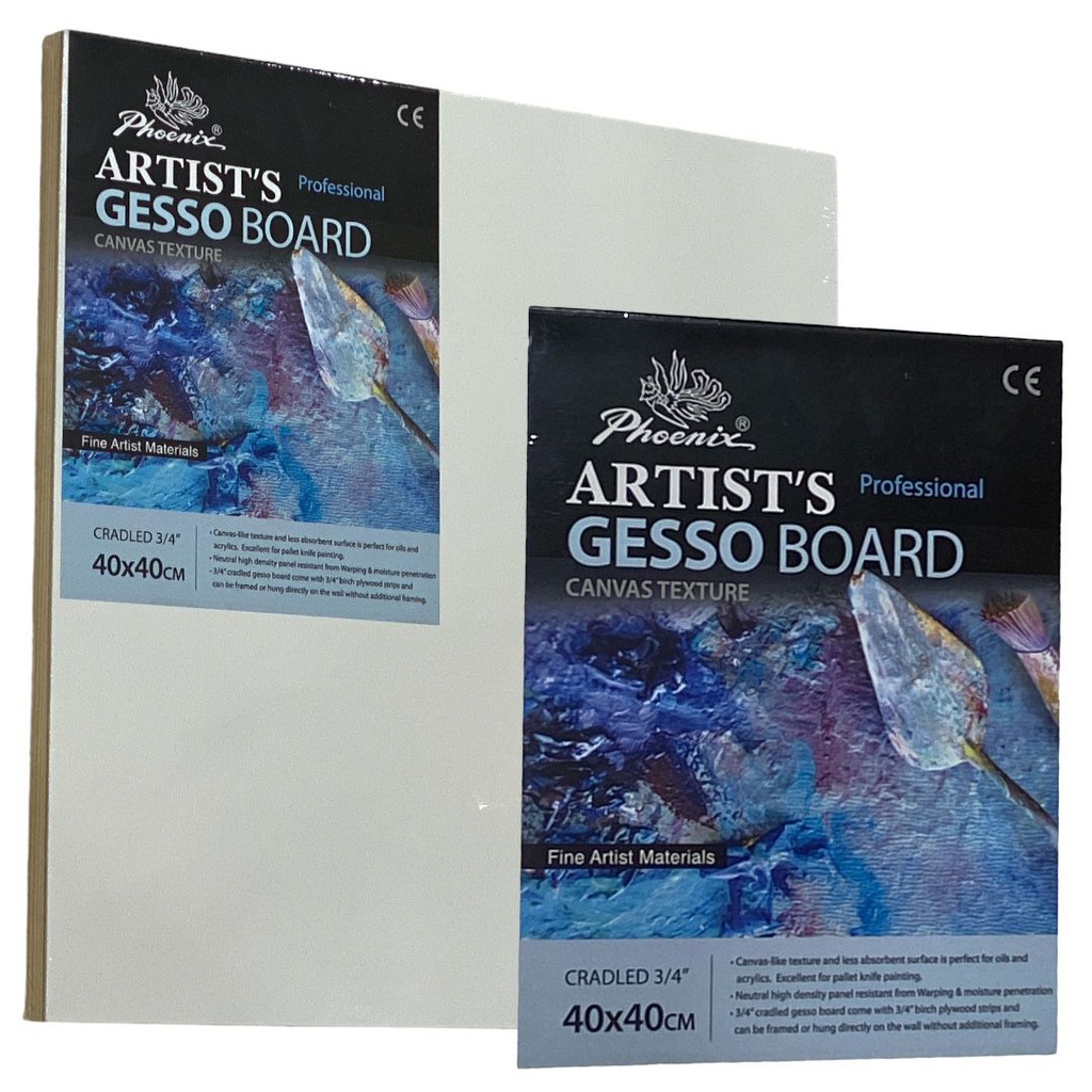 Phoenix GESSO BOARD  3/4&quot; DEEP CANVAS ULTRA SMOOTH SURFACE size 40X60