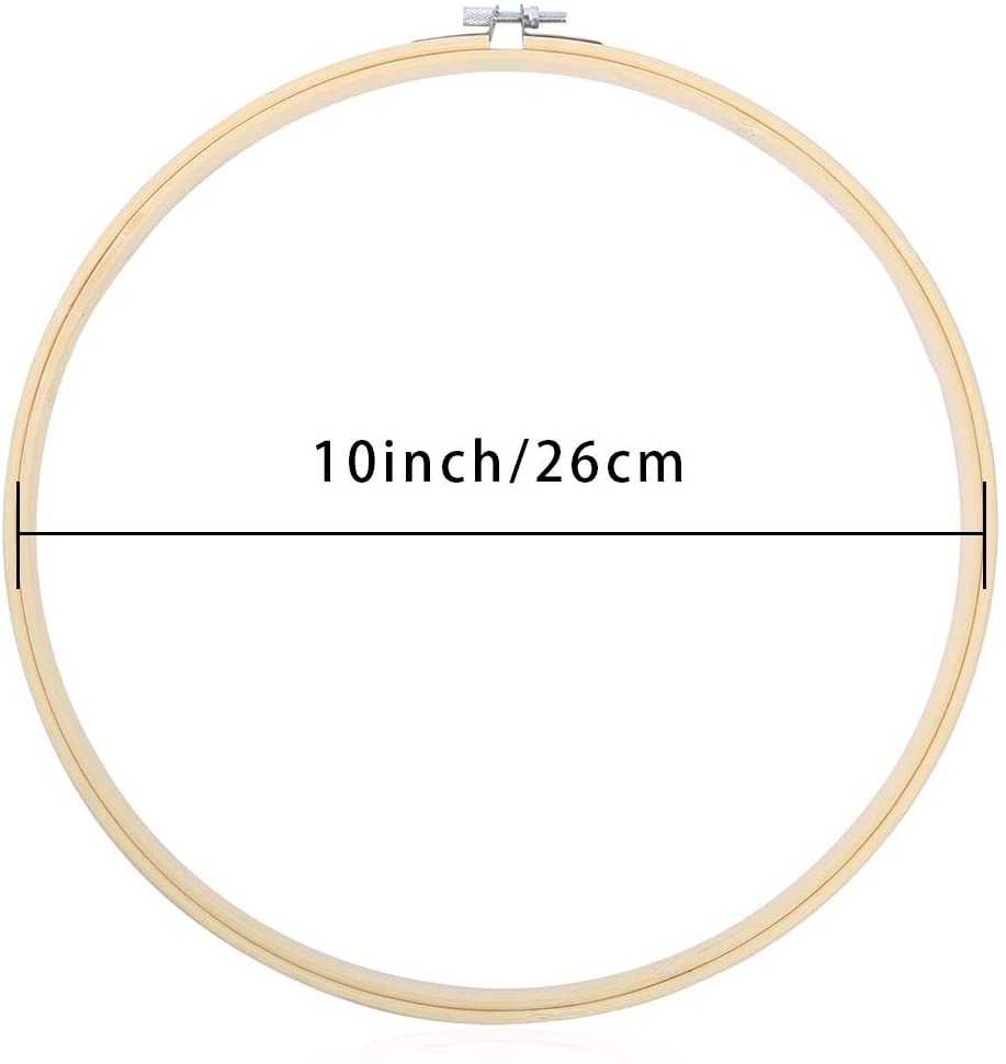 اطار خشب دائري خياطة رقم 10