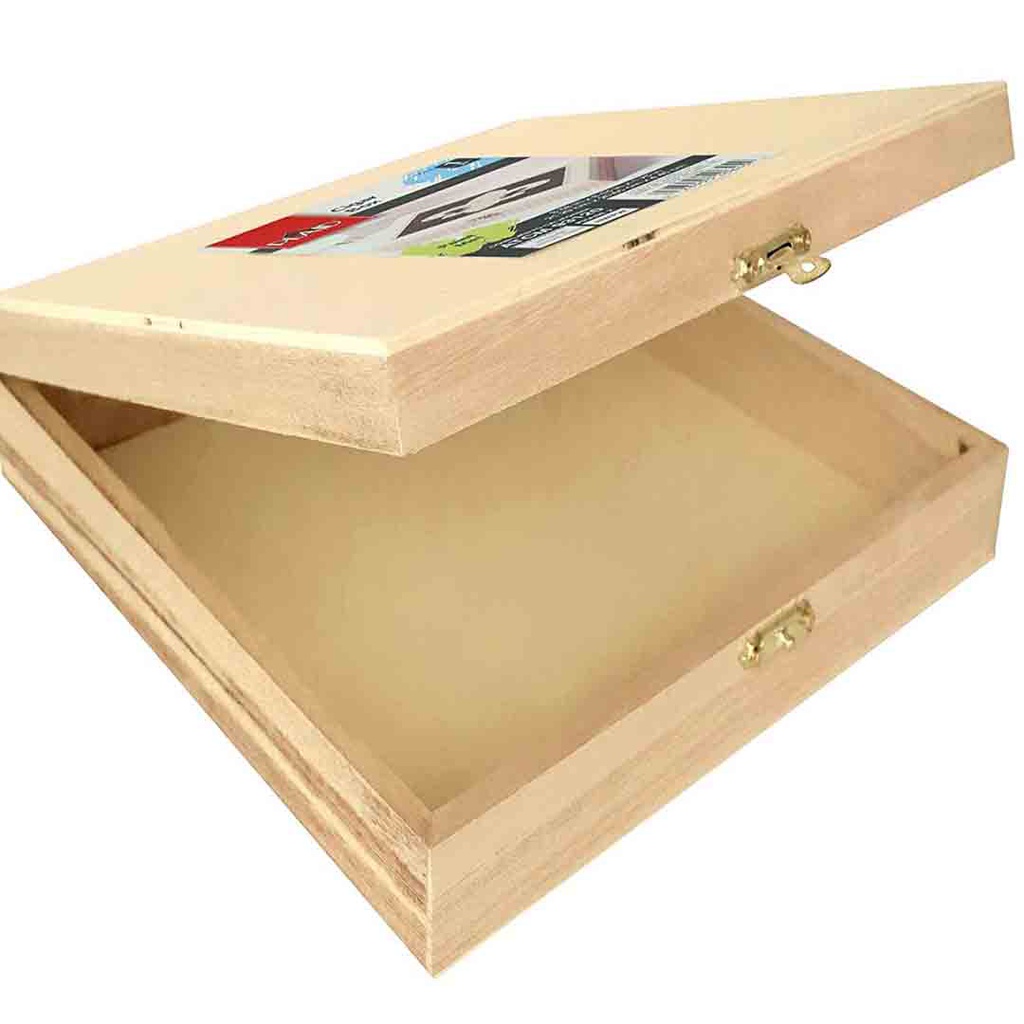 Plaid Wood Surfaces  Cigar Box 