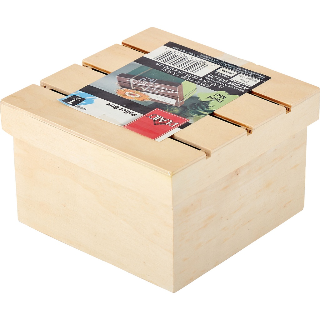 Plaid Wood Surfaces  Pallet Box  
