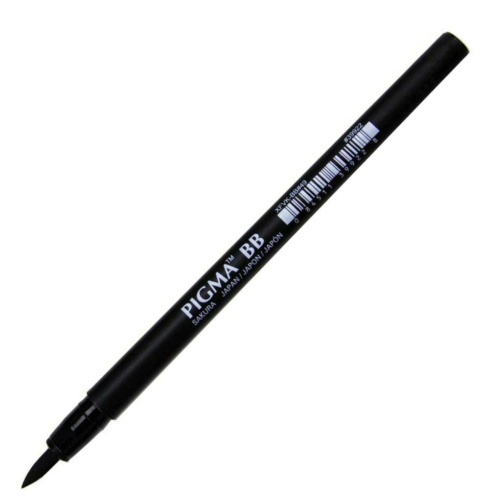 Sakura Pigma Professional Brush Pen - Bold Point, Black