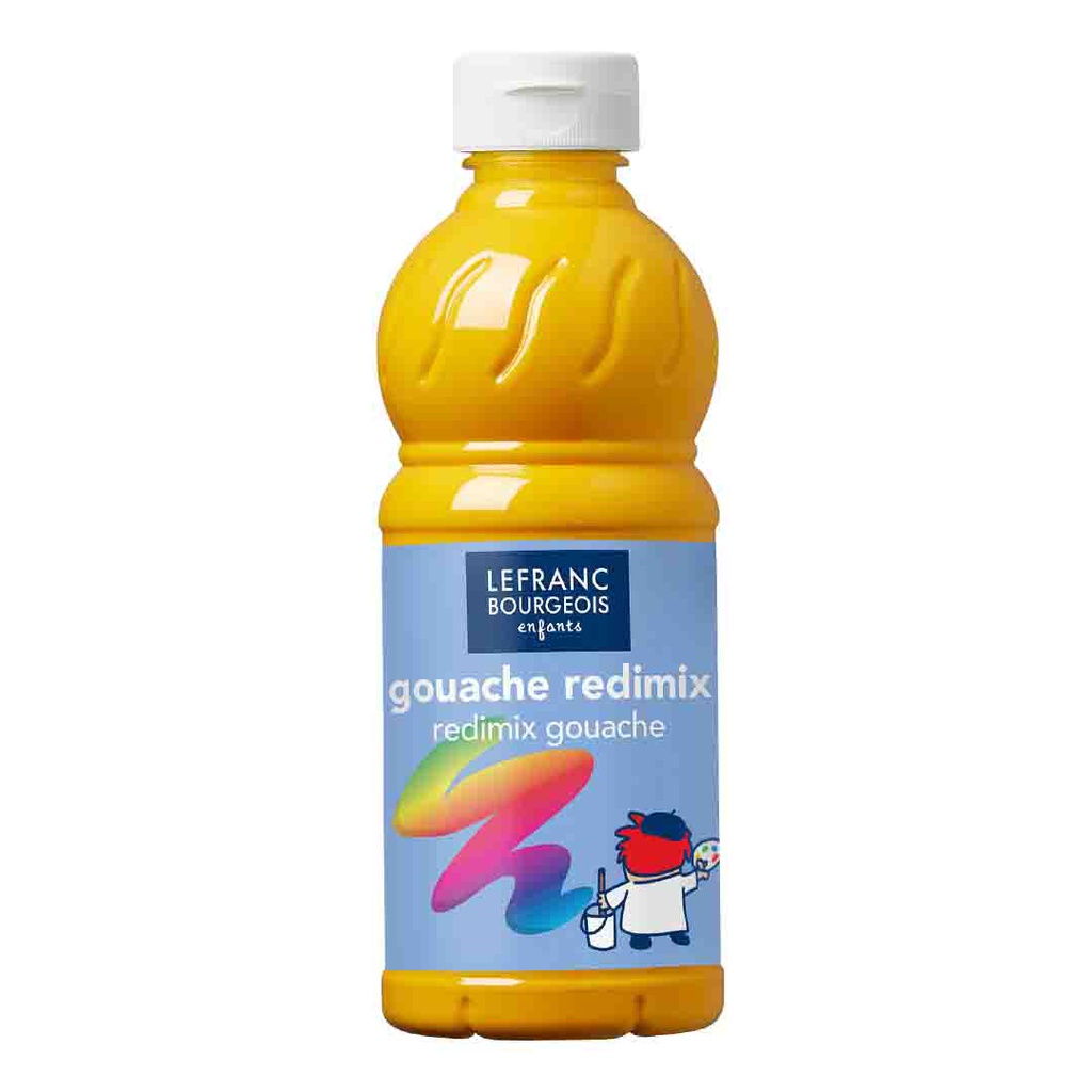 Lefranc &amp; Bourgeois education gouache redimix 500ML bottle BRILLIANT