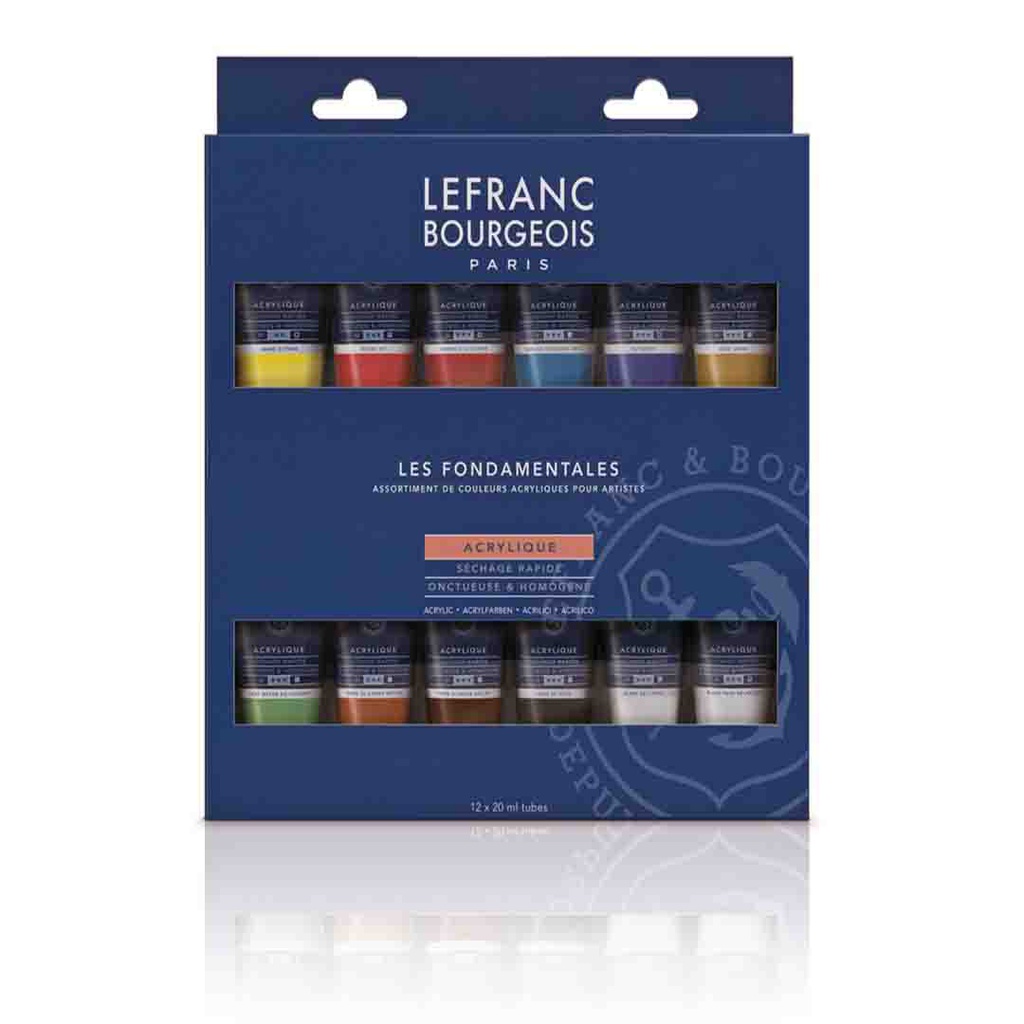 Lefranc &amp; Bourgeois fine acrylic color 12X20ML set