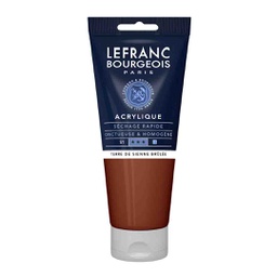 [300351] Lefranc &amp; Bourgeois fine acrylic color 200ML tube BURNT SIENNA