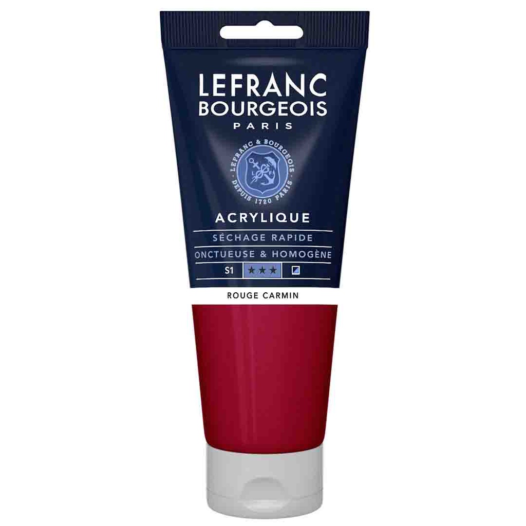 Lefranc &amp; Bourgeois fine acrylic color 200ML tube CARMINE RED