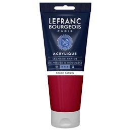 [300357] Lefranc &amp; Bourgeois fine acrylic color 200ML tube CARMINE RED