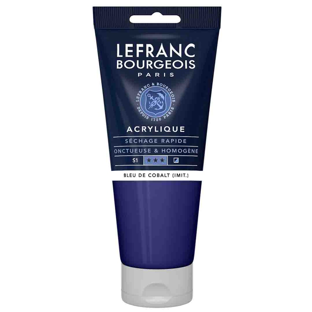 Lefranc &amp; Bourgeois fine acrylic color 200ML tube COBALT BLUE HUE