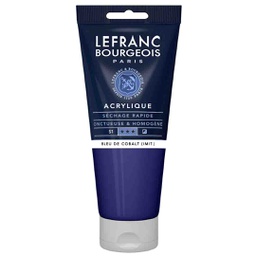 [300362] Lefranc &amp; Bourgeois fine acrylic color 200ML tube COBALT BLUE HUE