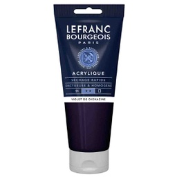 [300364] Lefranc &amp; Bourgeois fine acrylic color 200ML tube DIOXAZINE VIOLET