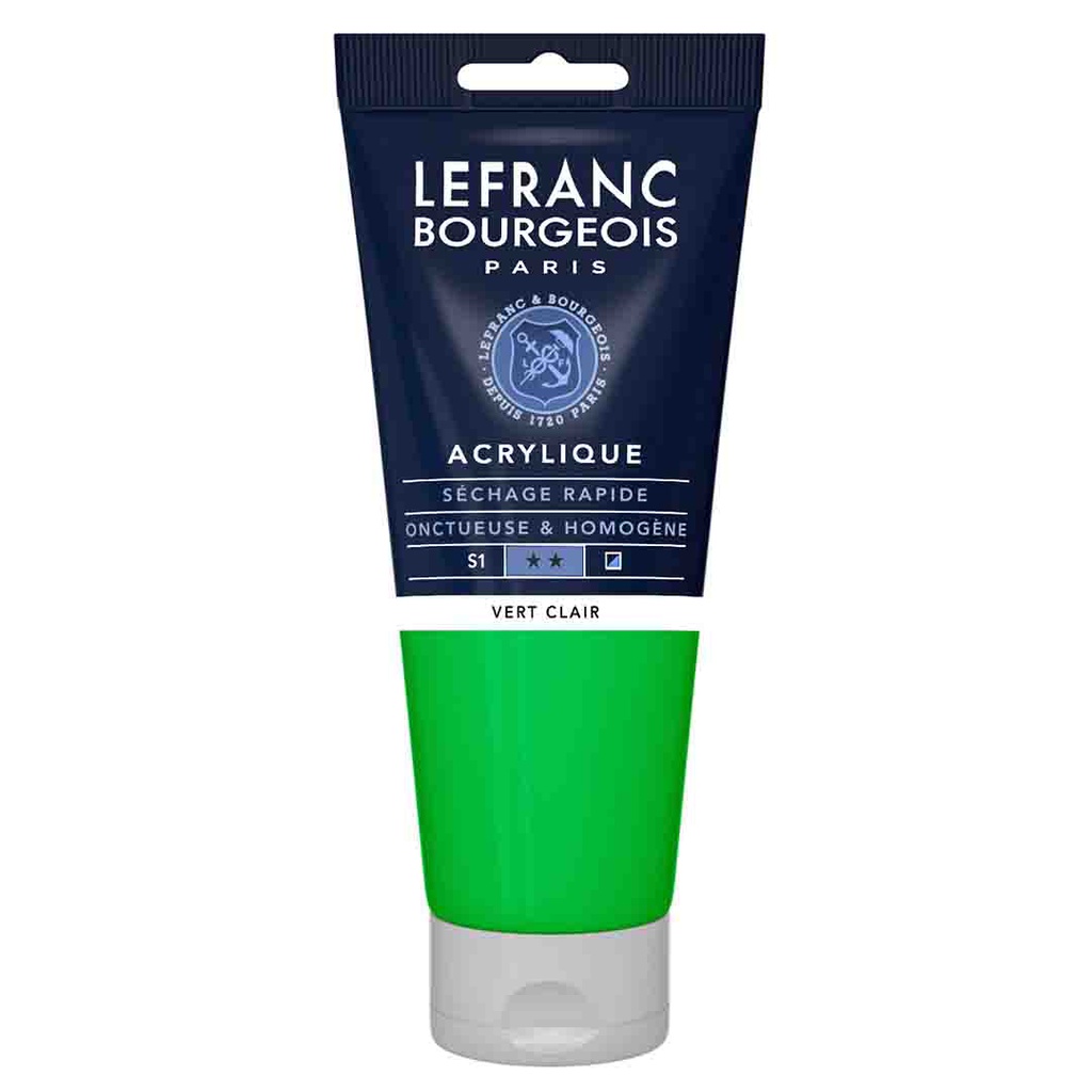 Lefranc &amp; Bourgeois fine acrylic color 200ML tube LIGHT GREEN