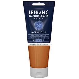 [300424] Lefranc &amp; Bourgeois fine acrylic color 200ML tube RAW SIENNA