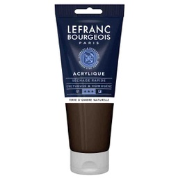 [300426] Lefranc &amp; Bourgeois fine acrylic color 200ML tube RAW UMBER