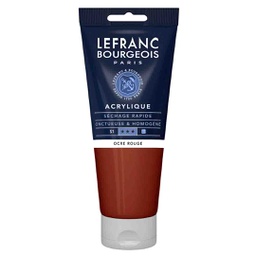 [300429] Lefranc &amp; Bourgeois fine acrylic color 200ML tube RED OCHRE
