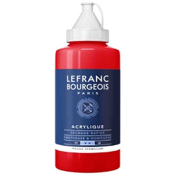 [300431] Lefranc &amp; Bourgeois fine acrylic color 750ML bottle RED VERMILION