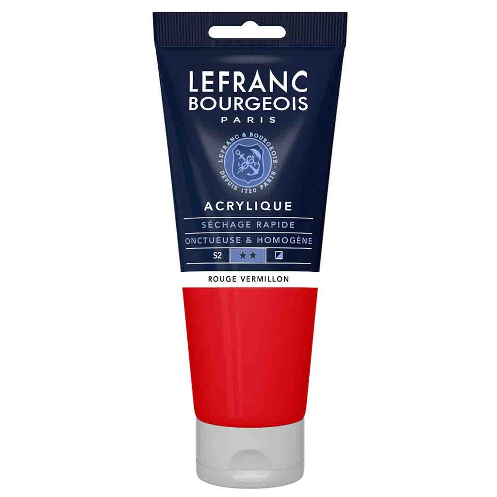 Lefranc &amp; Bourgeois fine acrylic color 200ML tube RED VERMILION