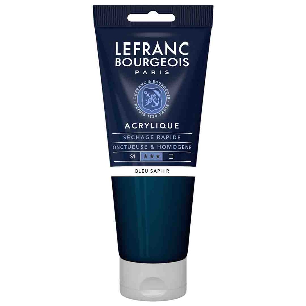 Lefranc &amp; Bourgeois fine acrylic color 200ML tube SAPPHIRE BLUE