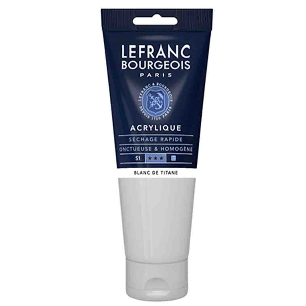 Lefranc &amp; Bourgeois fine acrylic color 200ML tube TITANIUM WHITE