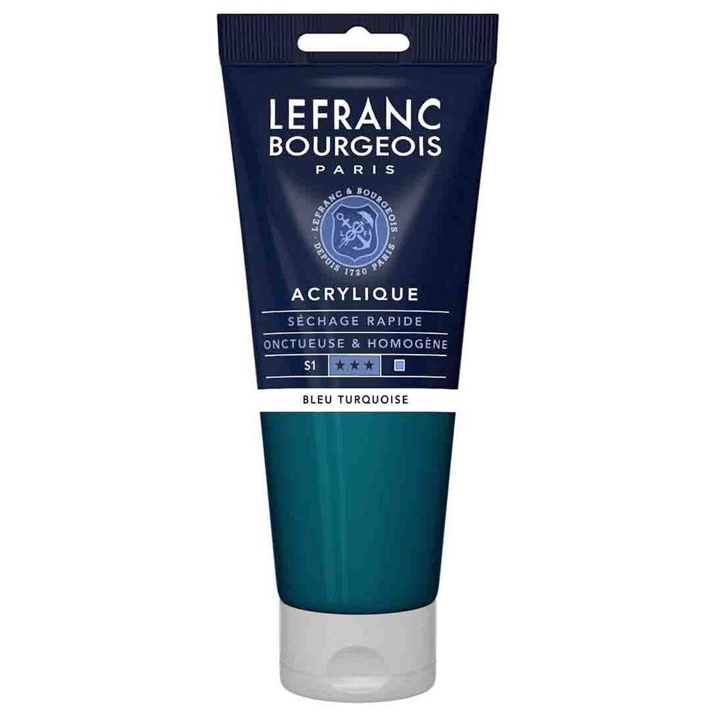 Lefranc &amp; Bourgeois fine acrylic color 200ML tube TURQUOISE BLUE