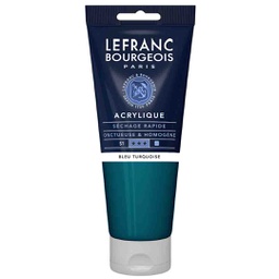 [300455] Lefranc &amp; Bourgeois fine acrylic color 200ML tube TURQUOISE BLUE