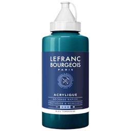 [300456] Lefranc &amp; Bourgeois fine acrylic color 750ML bottle TURQUOISE BLUE