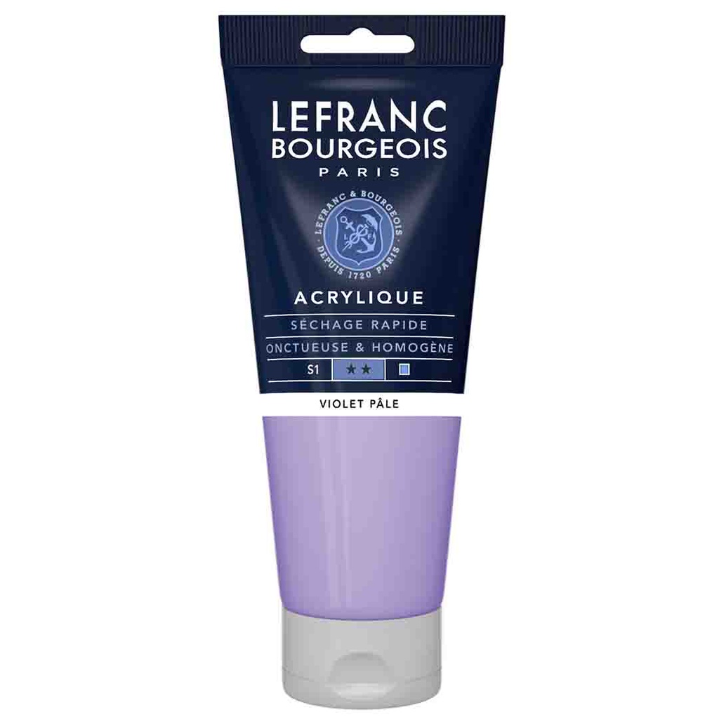 Lefranc &amp; Bourgeois fine acrylic color 200ML tube VIOLET PALE