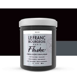 Lefranc &amp; Bourgeois flashe acrylic color 125ml JAR BLACK