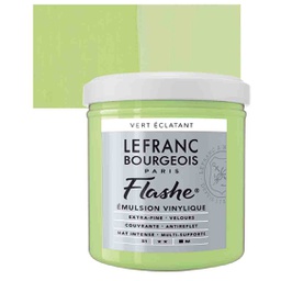 Lefranc &amp; Bourgeois flashe acrylic color 125ml JAR BRIGHT GREEN