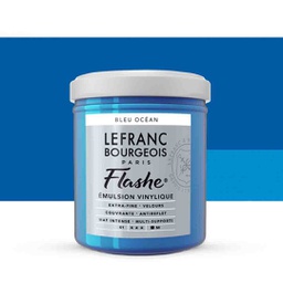 Lefranc &amp; Bourgeois flashe acrylic color 125ml JAR OCEAN BLUE
