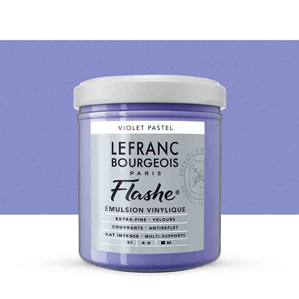 Lefranc &amp; Bourgeois flashe acrylic color 125ml JAR PASTEL VIOLET