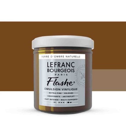 Lefranc &amp; Bourgeois flashe acrylic color 125ml JAR RAW UMBER